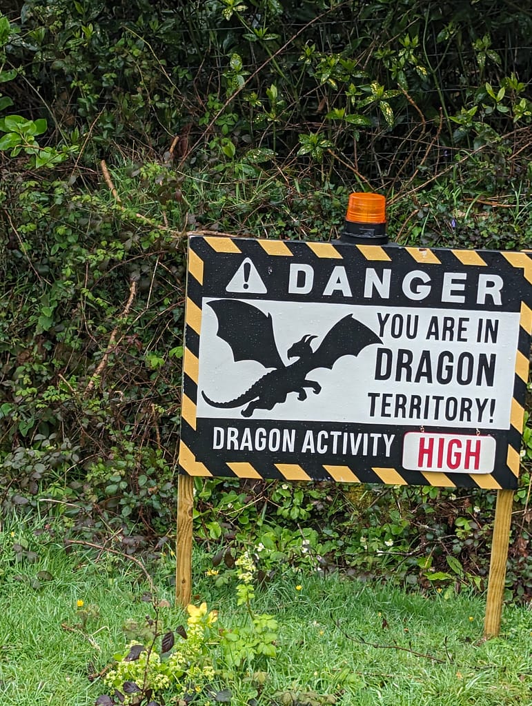 Danger, Dragons at Enys House